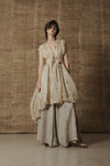 Mutedance 25 Spring/Summer Large V Flower Bud Dress MD-MD25SS08-BEIGE MD25SS07